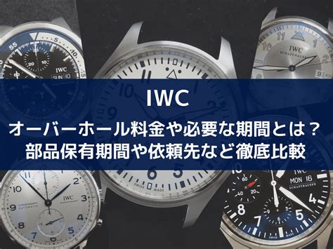 【2022年6月調査】IWCのオーバーホール 料金表と頻度の目安､ .